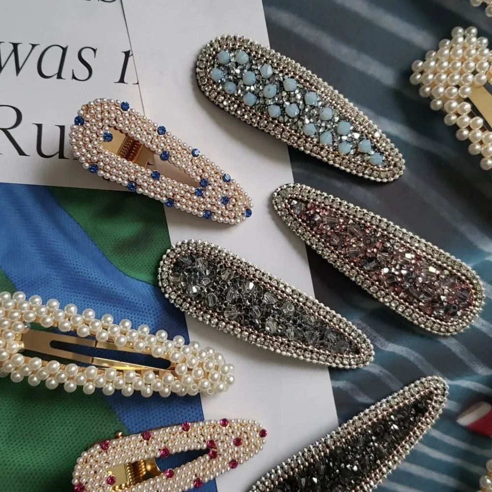mix of 10 hair barrette accessories